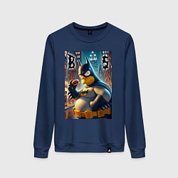 Женский свитшот Batsimpson - ai art fantasy