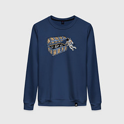 Женский свитшот Космический сундук