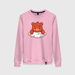 Женский свитшот Мишка на облаке