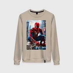 Женский свитшот Человек-паук на страже справедливости