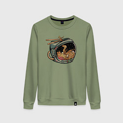 Женский свитшот Космическая лапша