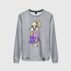 Свитшот хлопковый женский Lola Bunny, цвет: меланж