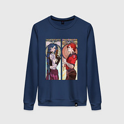 Женский свитшот Ви и Джинкс - Аркейн