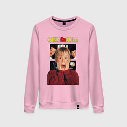 Женский свитшот Один дома