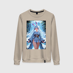 Женский свитшот Зайка в гармонии с природой