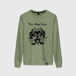 Женский свитшот Three Days Grace - rock dog