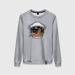 Женский свитшот Космическая пустыня