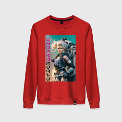 Женский свитшот Cyber Barbie - ai art fantasy