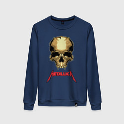 Женский свитшот Metallica - skull with fangs