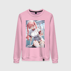 Женский свитшот Медсестричка сделает тебе укол любви - пышная аним