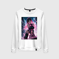 Женский свитшот Тифа Локхарт из Final Fantasy VII в стиле киберпан