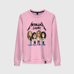 Женский свитшот Metallica juniors - cartoon
