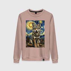 Женский свитшот Волчонок Ван Гог