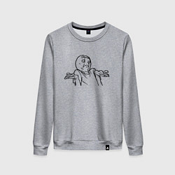 Женский свитшот Непон мем