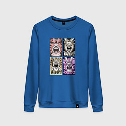 Женский свитшот Angry rabbit