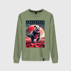 Женский свитшот Пандазавр - мем