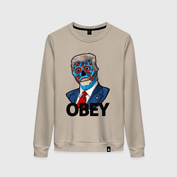 Женский свитшот Trump obey