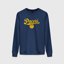 Свитшот хлопковый женский Pacers, цвет: тёмно-синий