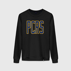 Свитшот хлопковый женский PCRS, цвет: черный