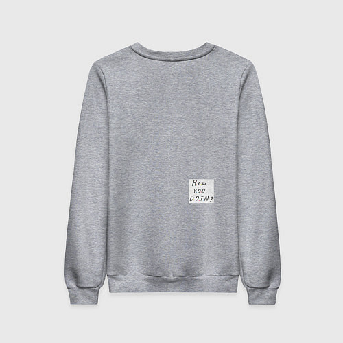 Женский свитшот Художниик друзья / Меланж – фото 2