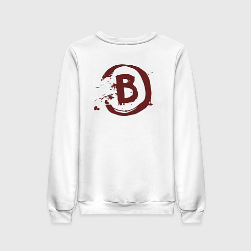 Женский свитшот Counter-Strike rush B meme / Белый – фото 2