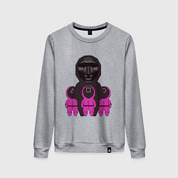 Женский свитшот Персонажи сериала игра в кальмара