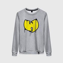 Свитшот хлопковый женский Wu-Tang style, цвет: меланж