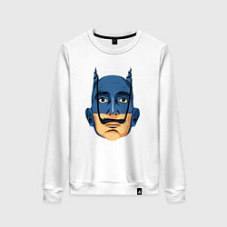 Свитшот хлопковый женский Batman Dali, цвет: белый