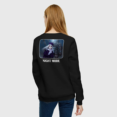 Женский свитшот Иллия Дневной и Ночной режимы Fate / Черный – фото 4