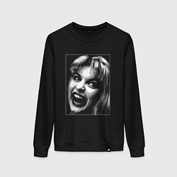 Свитшот хлопковый женский Laura Palmer Doppelganger, цвет: черный