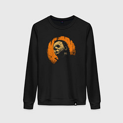 Свитшот хлопковый женский Киллер Майкл Майерс, цвет: черный