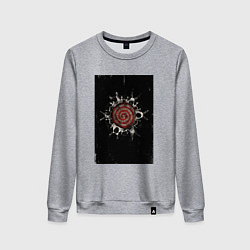 Свитшот хлопковый женский Saw game, цвет: меланж