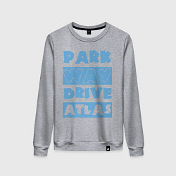 Свитшот хлопковый женский Park Way Drive Atlas, цвет: меланж