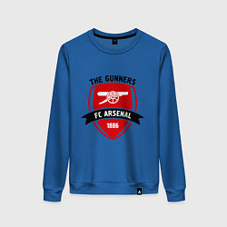 Свитшот хлопковый женский FC Arsenal: The Gunners, цвет: синий