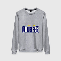 Женский свитшот HC Edmonton Oilers Sign