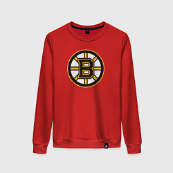 Свитшот хлопковый женский Boston Bruins, цвет: красный