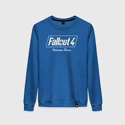 Свитшот хлопковый женский Fallout 4: Welcome Home, цвет: синий