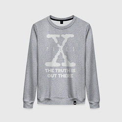 Свитшот хлопковый женский X-Files: Truth is out there, цвет: меланж