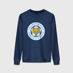 Свитшот хлопковый женский Leicester City FC, цвет: тёмно-синий