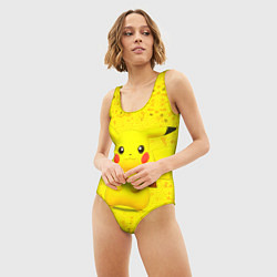 Купальник-боди 3D женский Pikachu, цвет: 3D-принт — фото 2