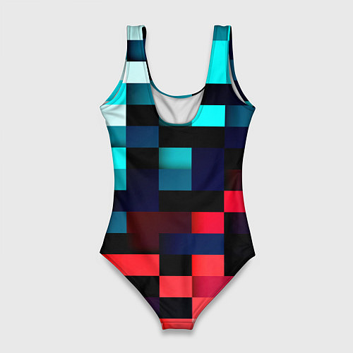 Женский купальник-боди Pixel Color / 3D-принт – фото 2