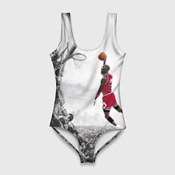 Купальник-боди 3D женский Michael Jordan NBA, цвет: 3D-принт