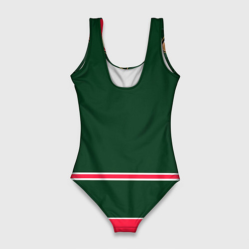 Женский купальник-боди Minnesota Wild / 3D-принт – фото 2