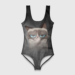 Женский купальник-боди Grumpy Cat