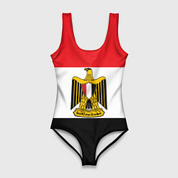 Женский купальник-боди Флаг и герб Египта