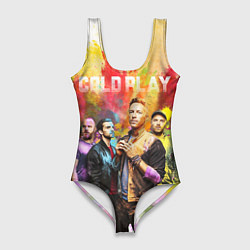 Купальник-боди 3D женский Coldplay, цвет: 3D-принт