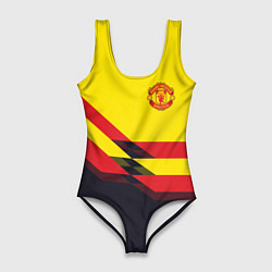 Женский купальник-боди Man United FC: Yellow style