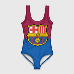 Женский купальник-боди Barcelona FC: Duo Color