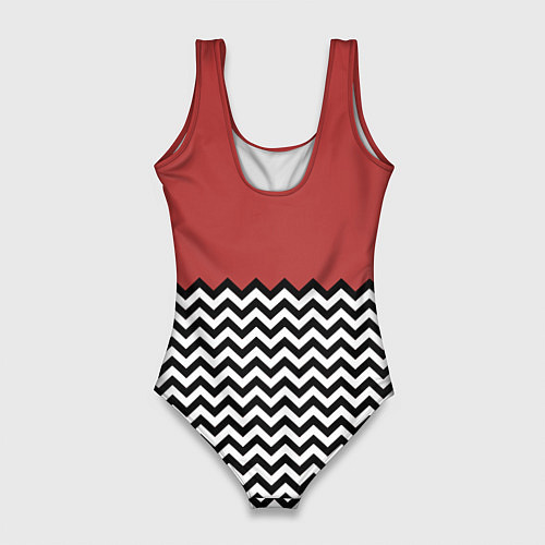 Женский купальник-боди Горы Твин Пикс / 3D-принт – фото 2