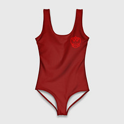 Женский купальник-боди Russia 2022 Red Mashine